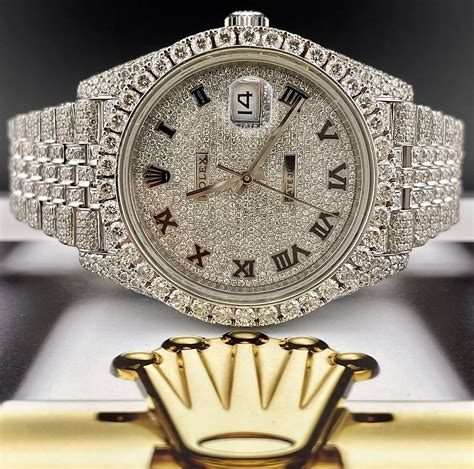 platinum gold presidential rolex watch iced out|iced out Rolex reviews.